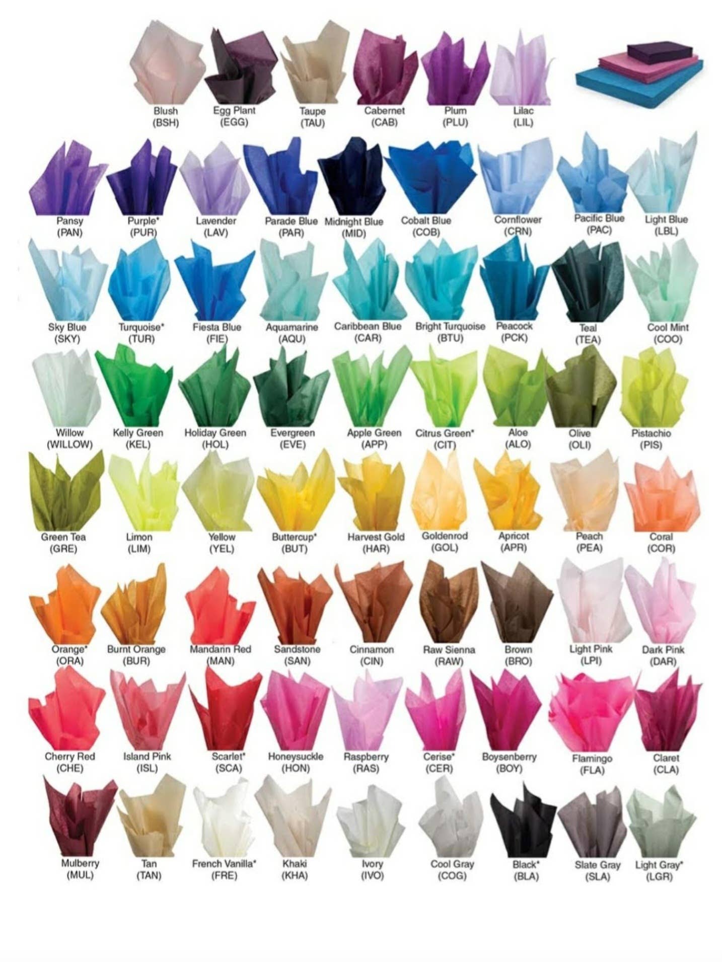 Tissue Paper Tassels