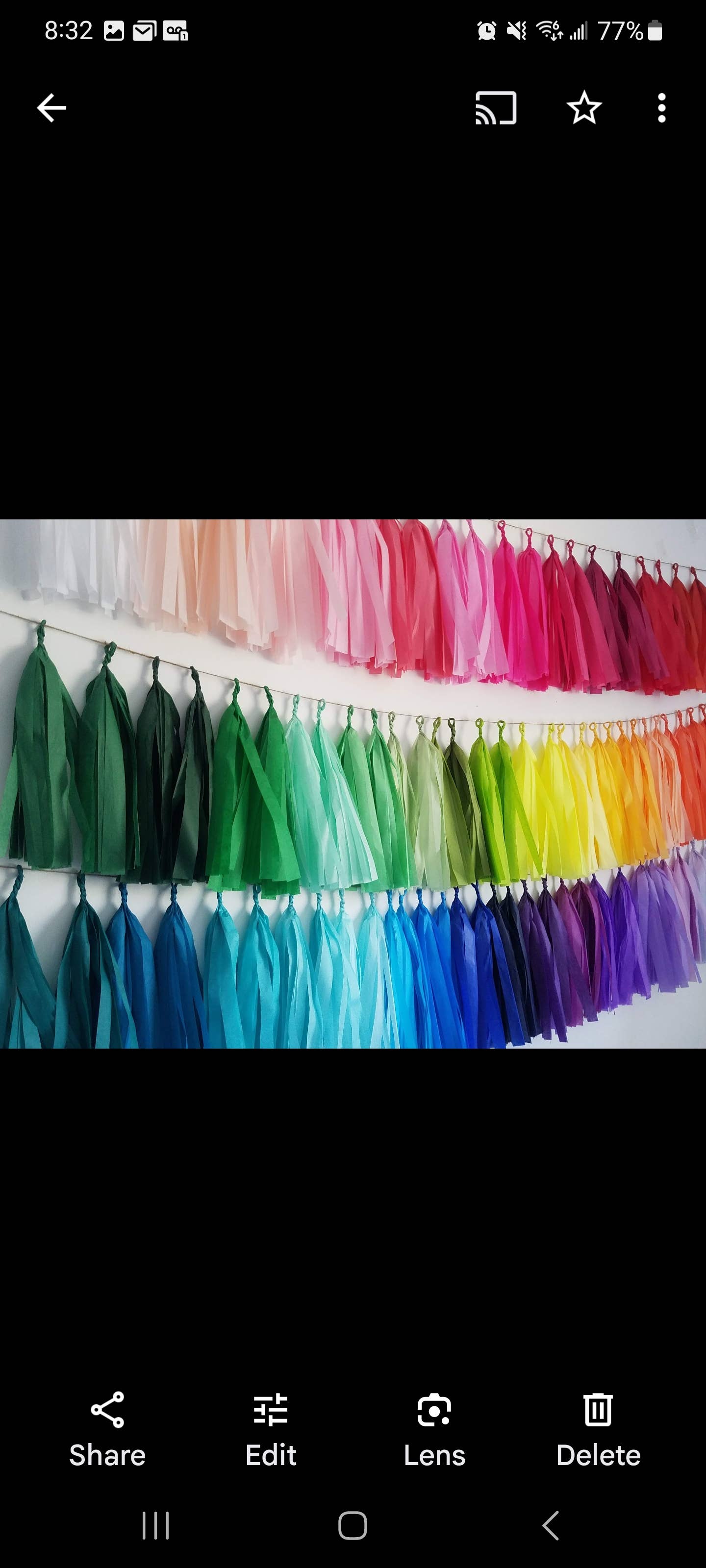 Tissue Paper Tassels