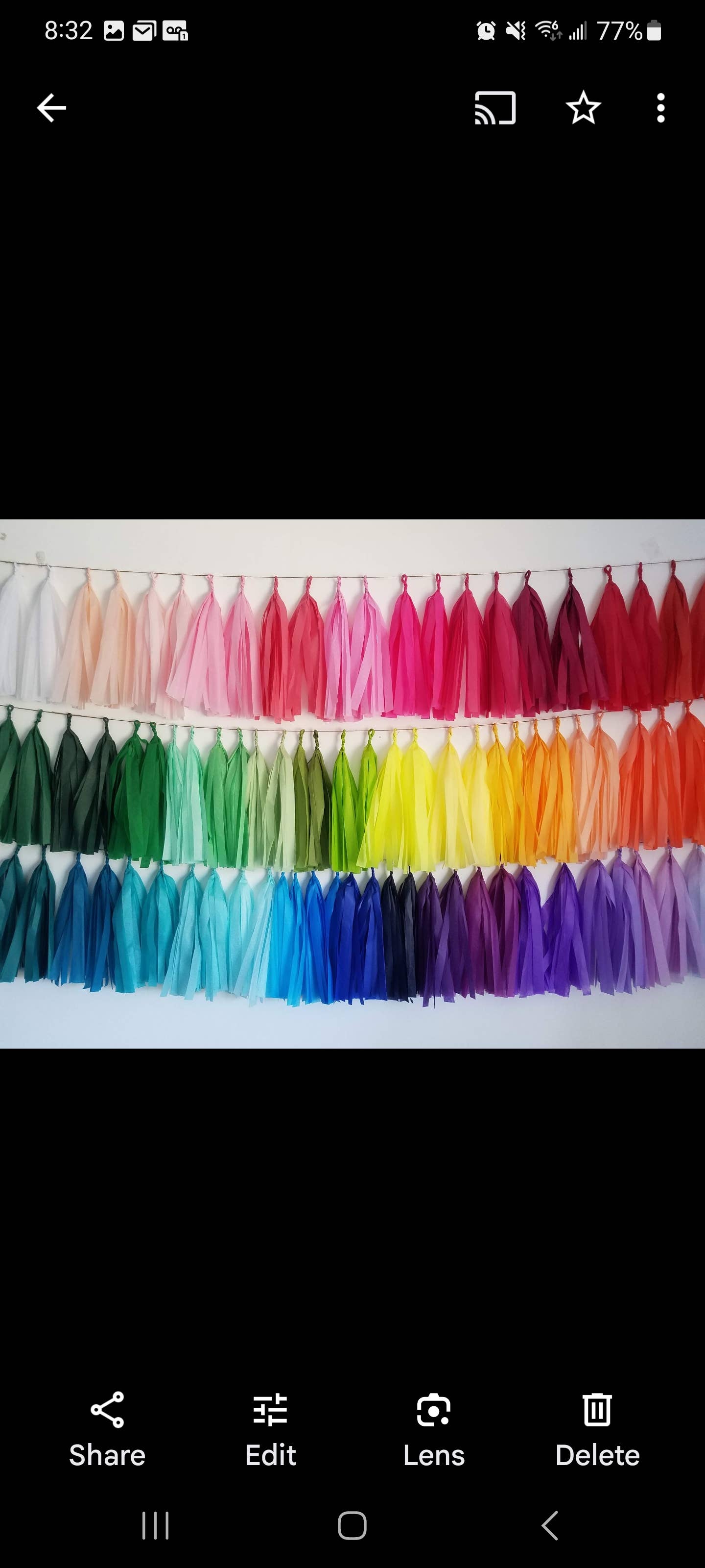 Tissue Paper Tassels