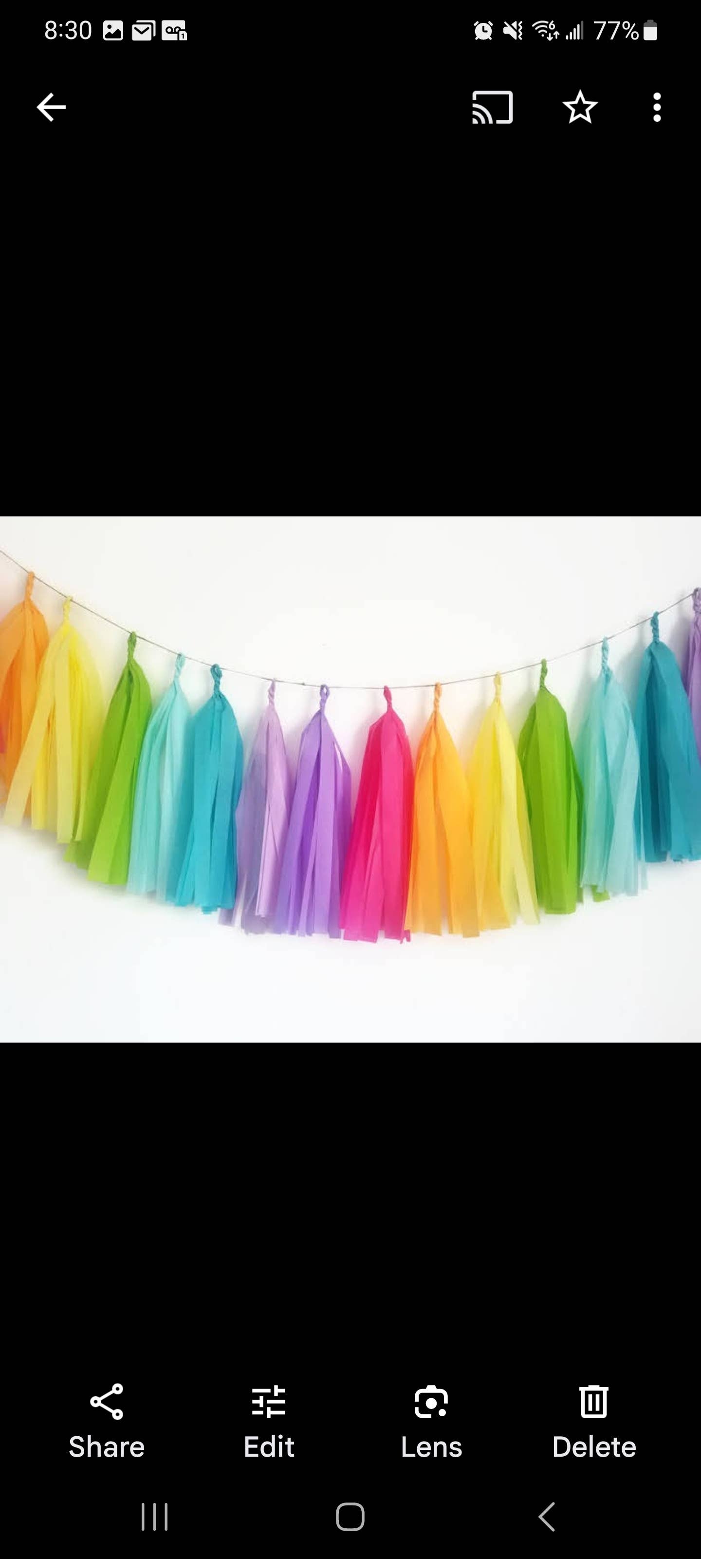 Tissue Paper Tassels
