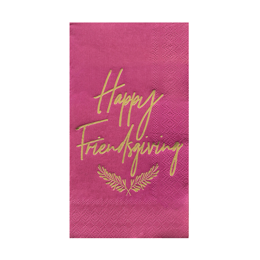"Happy Friendsgiving" Guest Napkins