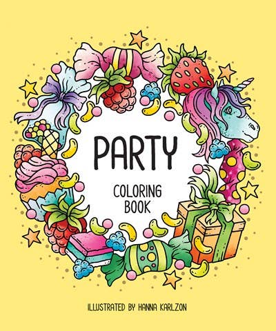 Party, Coloring Book for kids