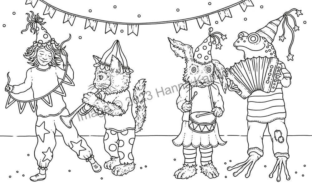 Party, Coloring Book for kids
