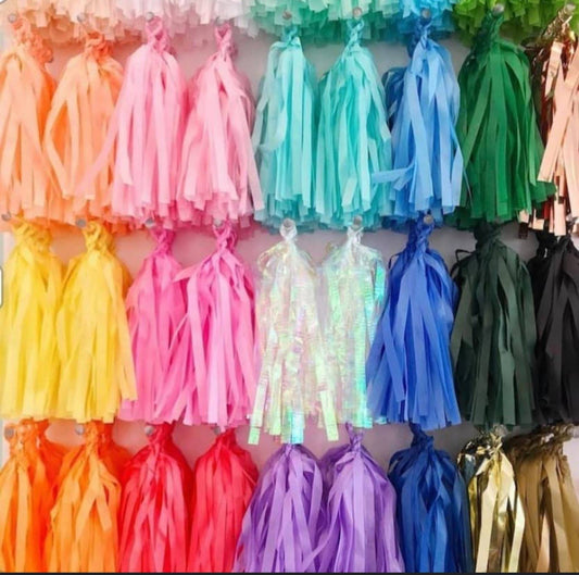 Tissue Paper Tassels