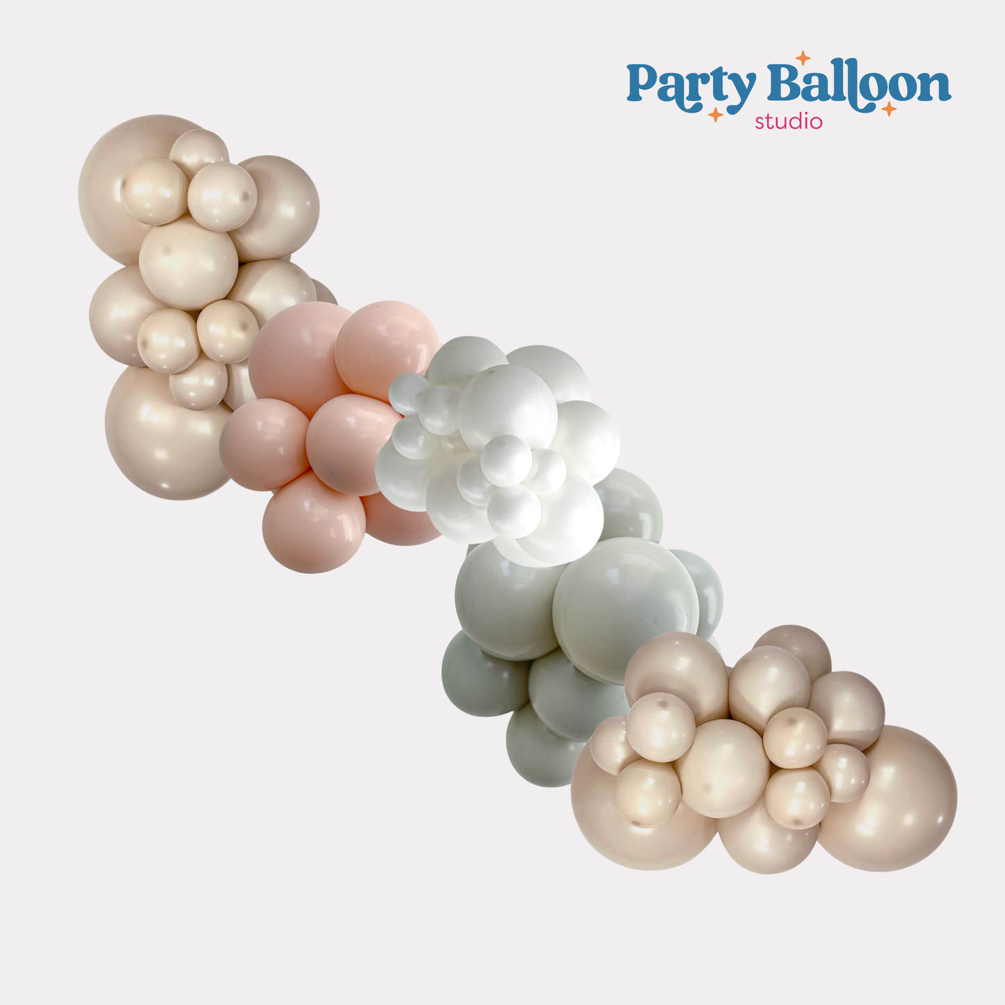 Champagne Wishes for the Mrs. Balloon Garland