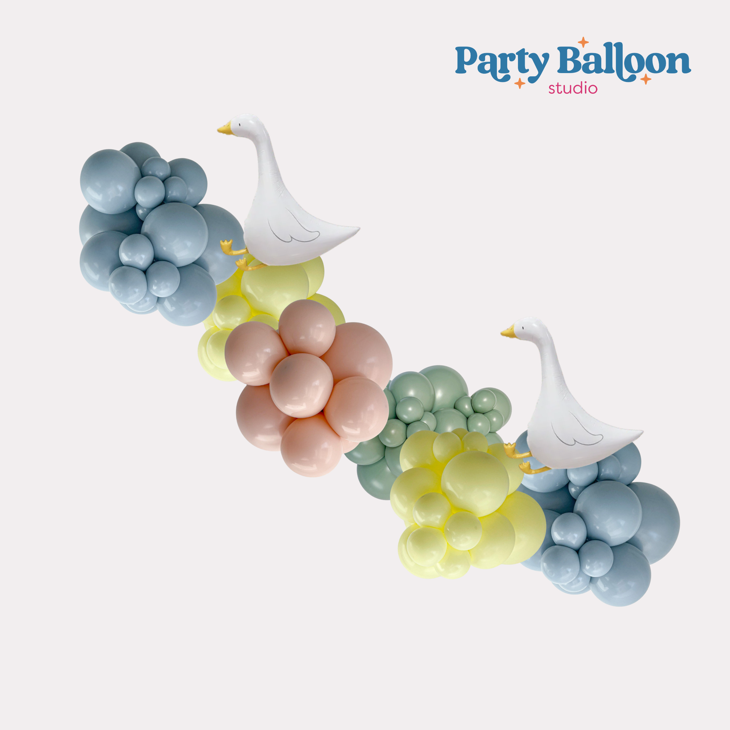 One Silly Goose Balloon Garland