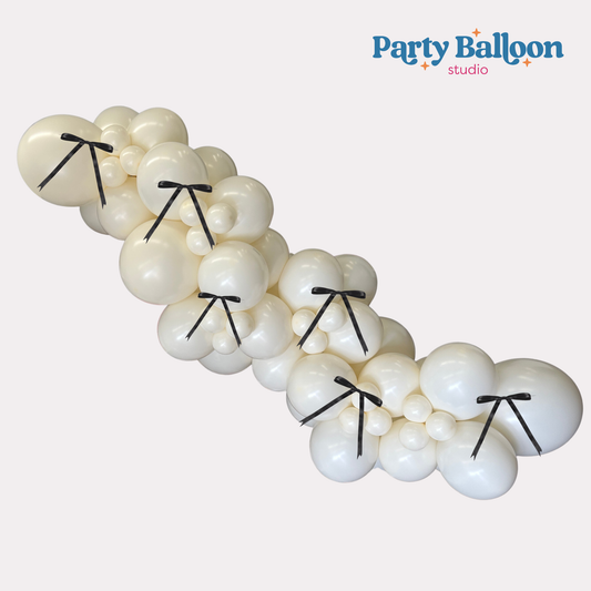 Birthday With Bows Balloon Garland