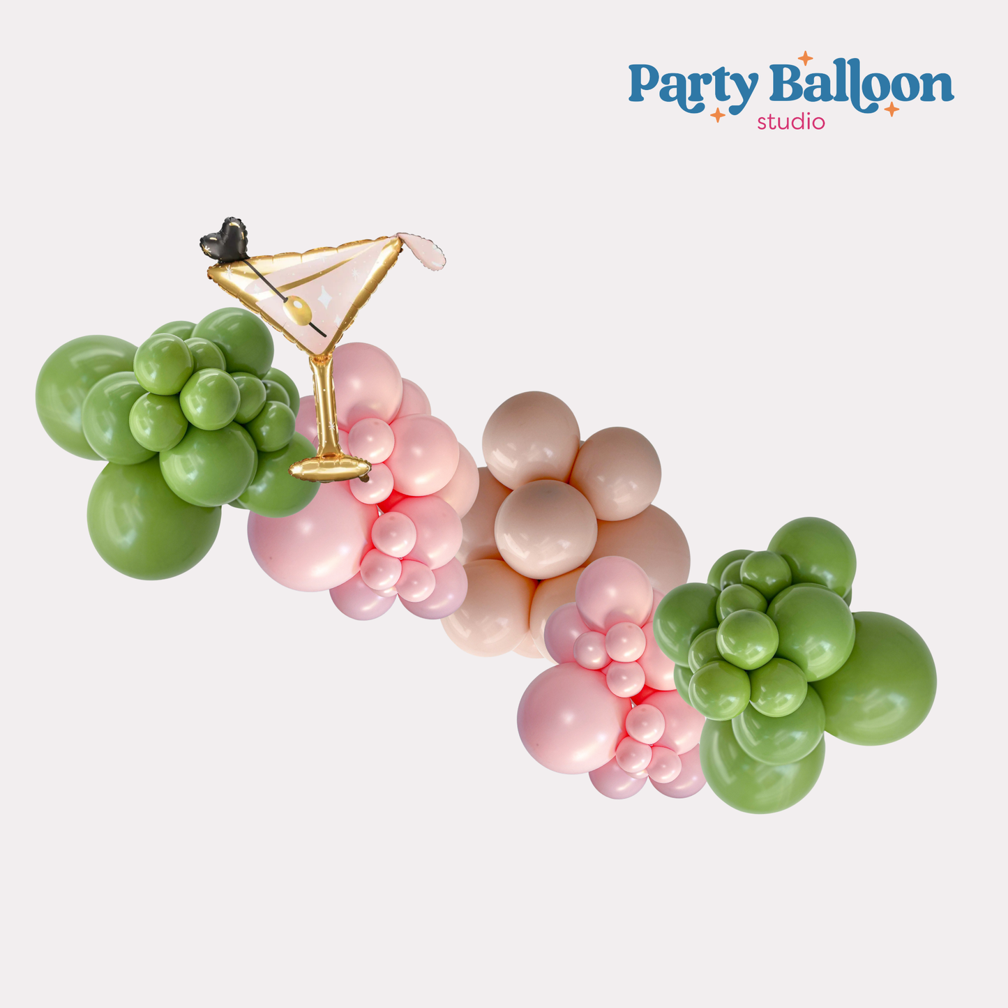 Tini' Bit Married Balloon Garland