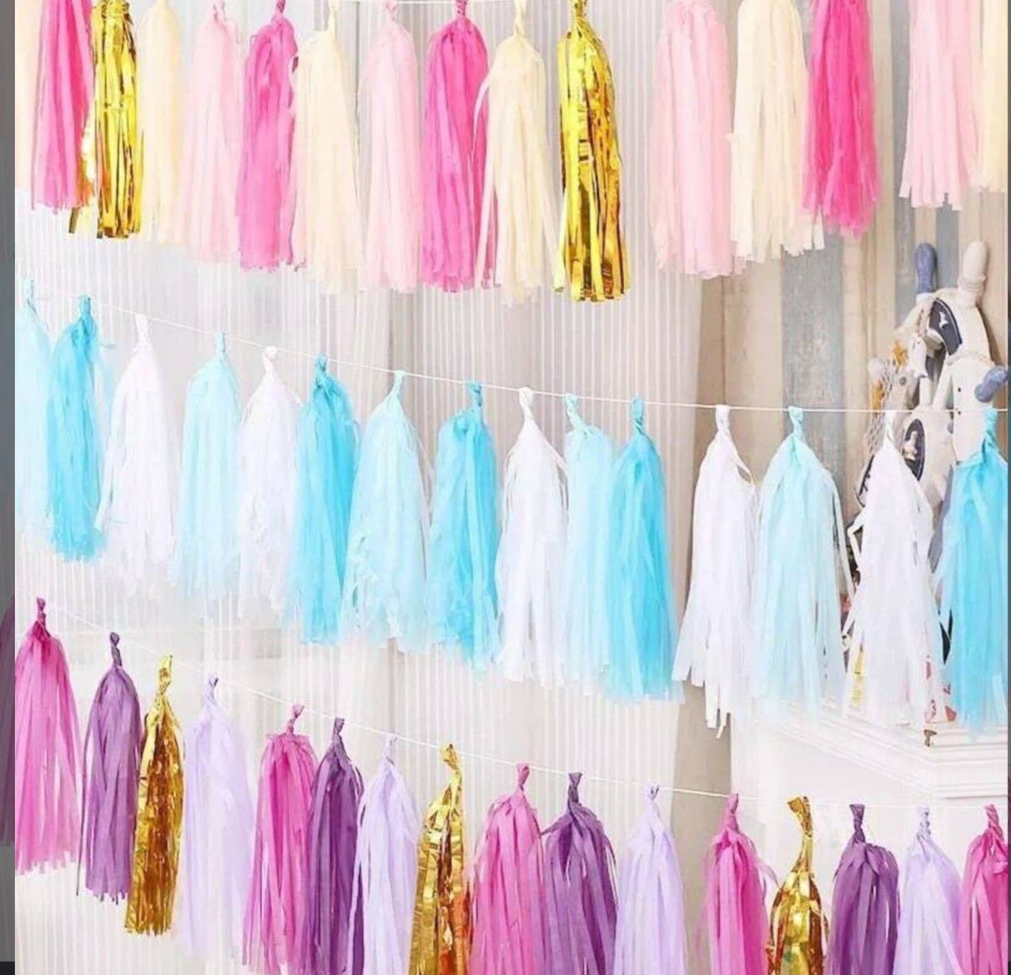 Tissue Paper Tassels