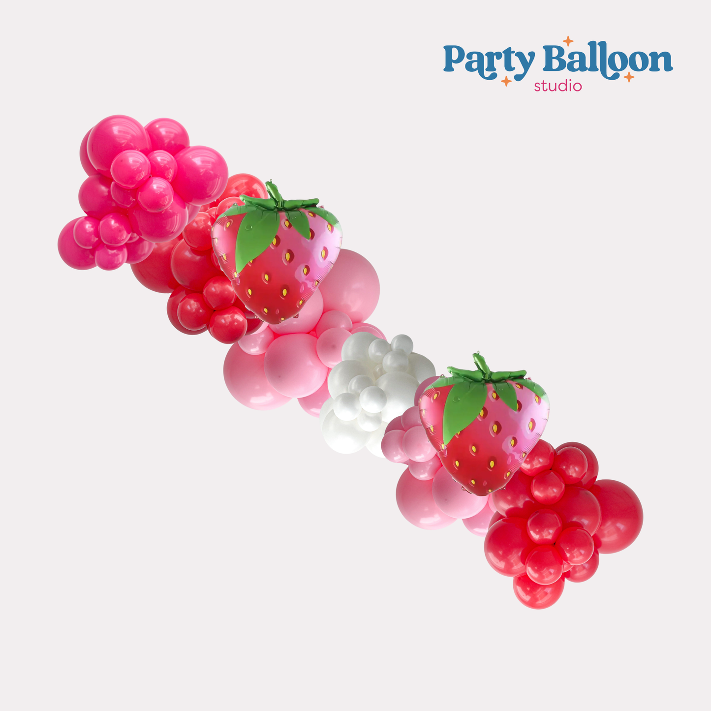 A Berry Sweet Baby Balloon Garland